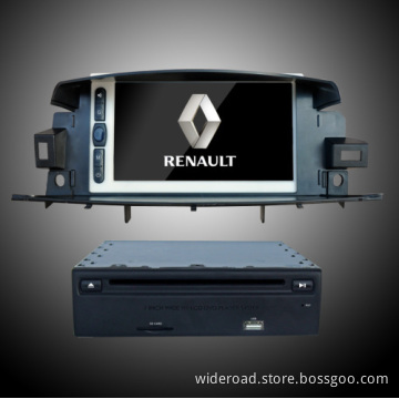 Renault Navigation Dvd With Multi-angle Adjustable Front Panel 